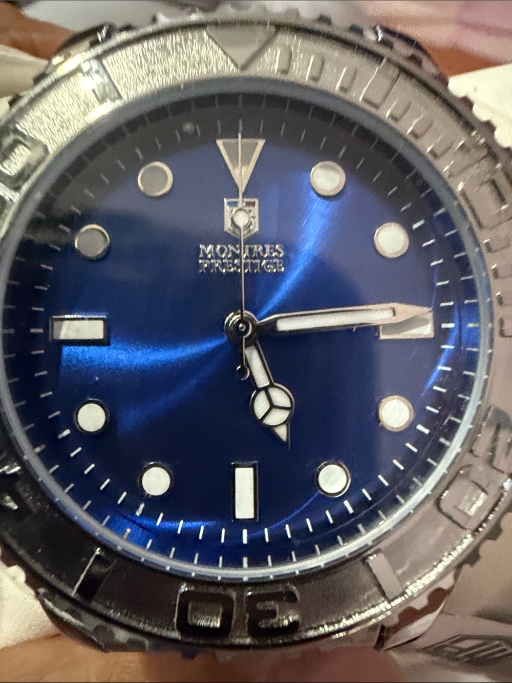 Montres Prestige Branded Navy Box